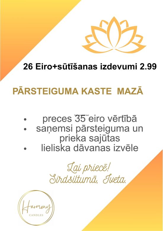 Pārsteiguma kaste mazā izm.
